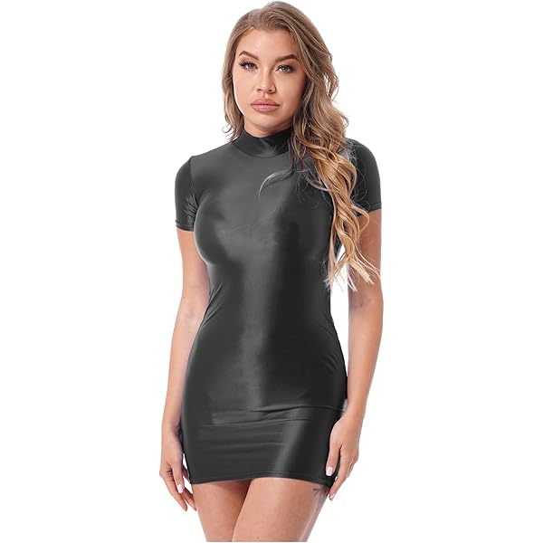 Amazon.com: SHANZUAN Women 2025 Casual Midi Dress Faux Leather